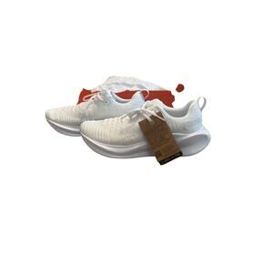 Nike ReactX Infinity Run 4 Wide 4E Triple White FN0881 100 Men's Size 11 NEW